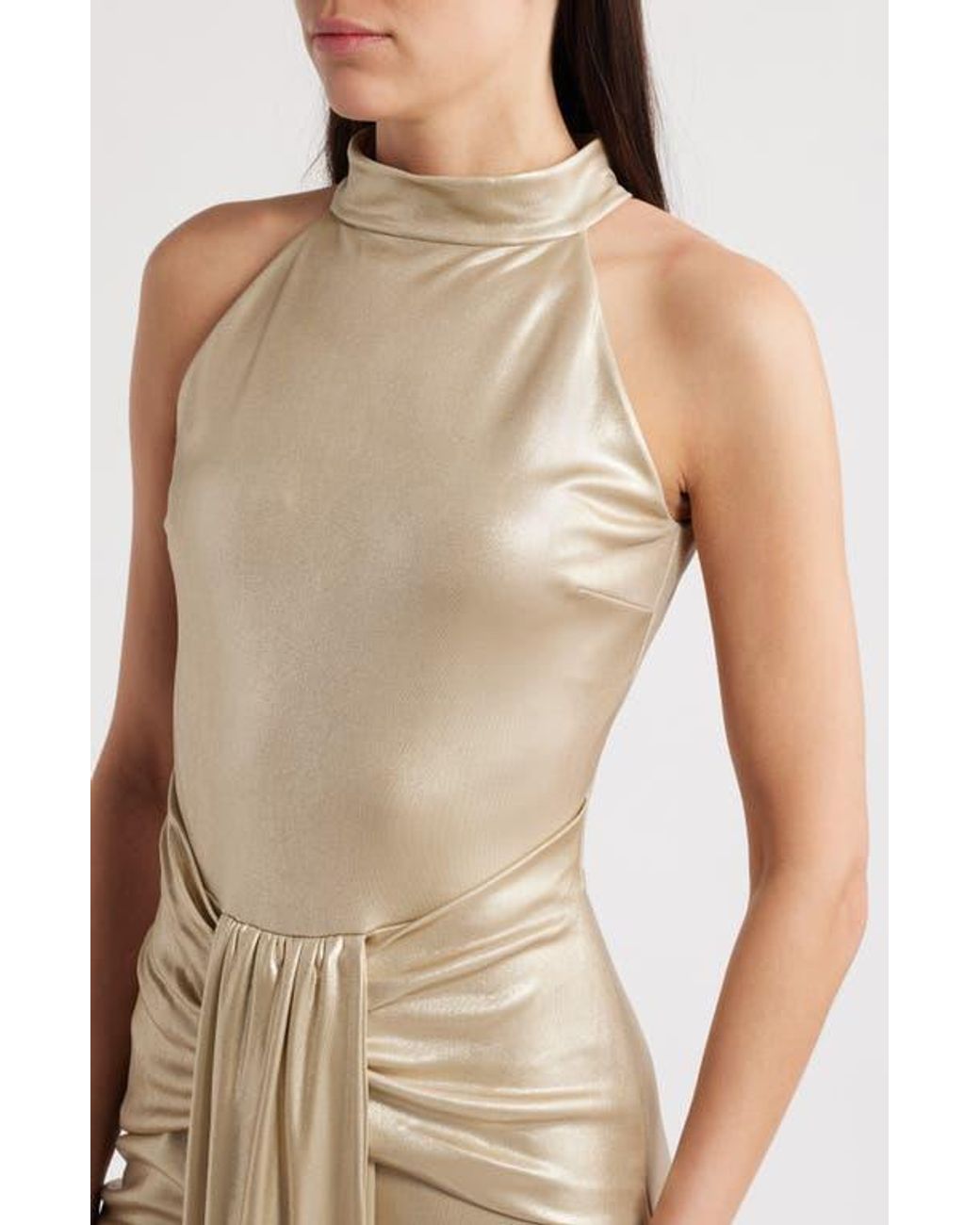 slim fit dress slacks Chiara Boni La Petite Robe Ethane Gown – Glasscock Boutique main image 0