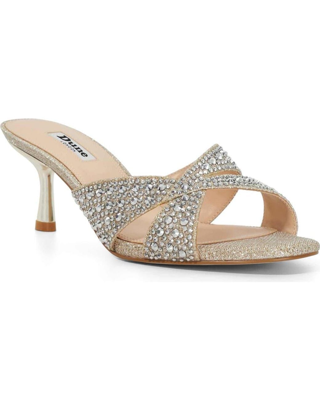 Dune White Monette Sandal