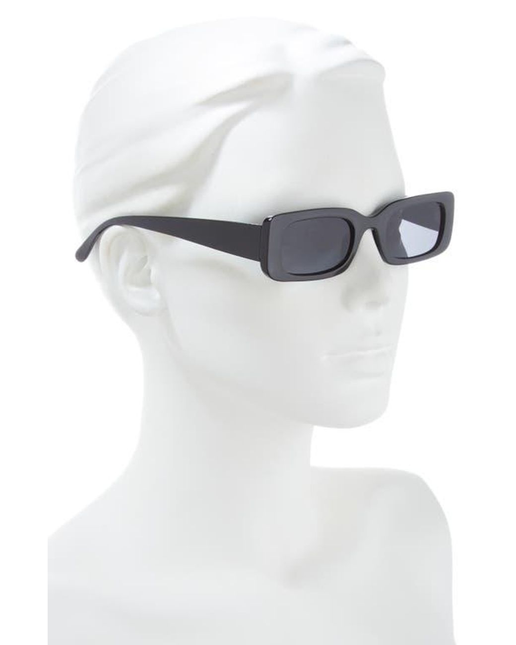 BP. Black Rectangular Sunglasses