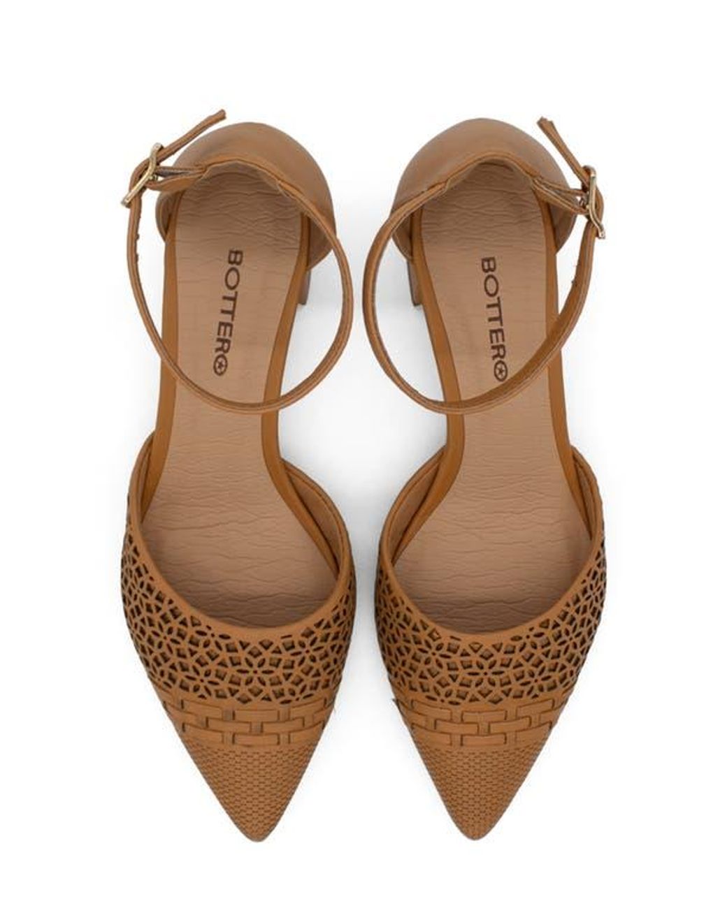 BOTTER Brown Botjanet Xxiii Ankle Strap Pointed Toe Pump