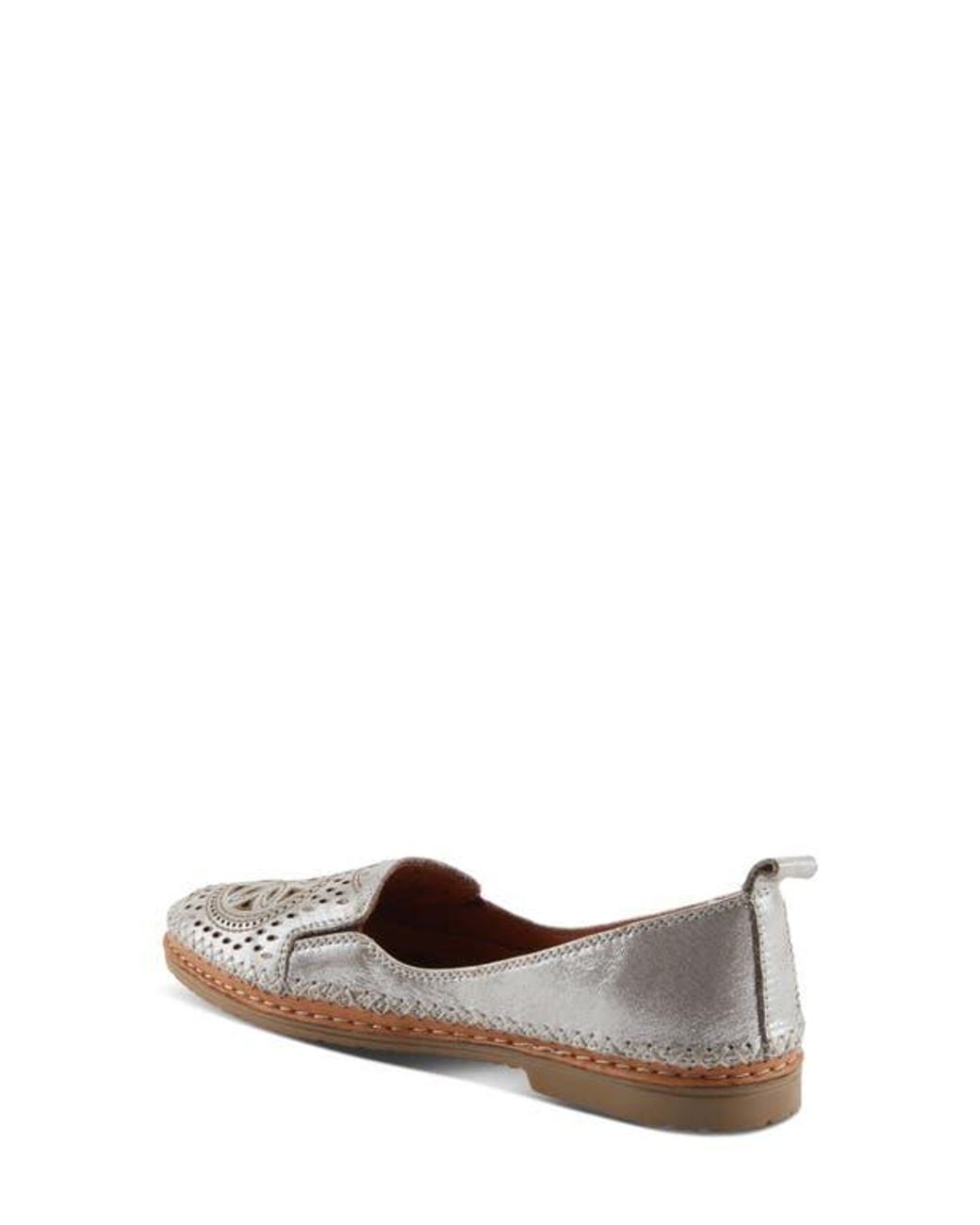 Spring Step Brown Ingrid Flat