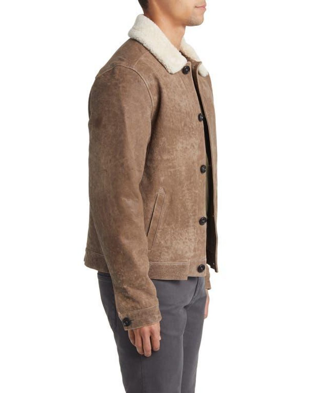Billy reid duke shearling jacket hot sale