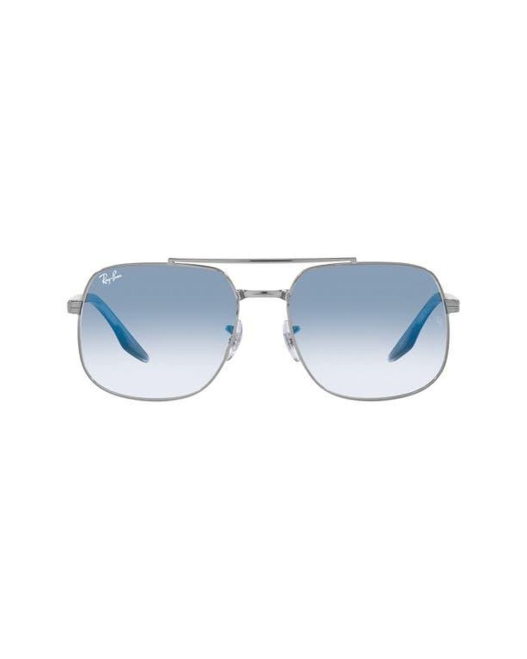 Ray-Ban Blue 56Mm Gradient Square Sunglasses for men