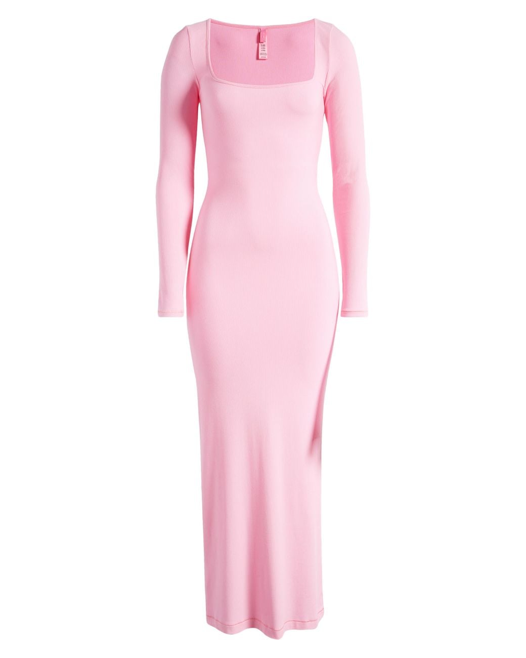 Skims Soft Lounge Long Sleeve Dress in Pink | Lyst