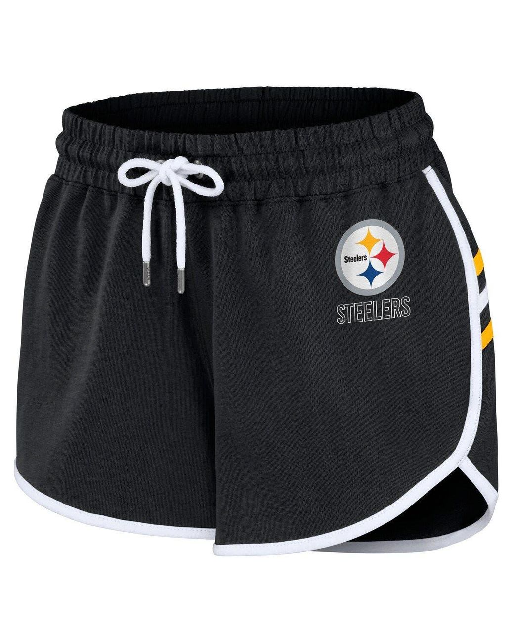 Women's WEAR by Erin Andrews Black Pittsburgh Steelers Snap-Up