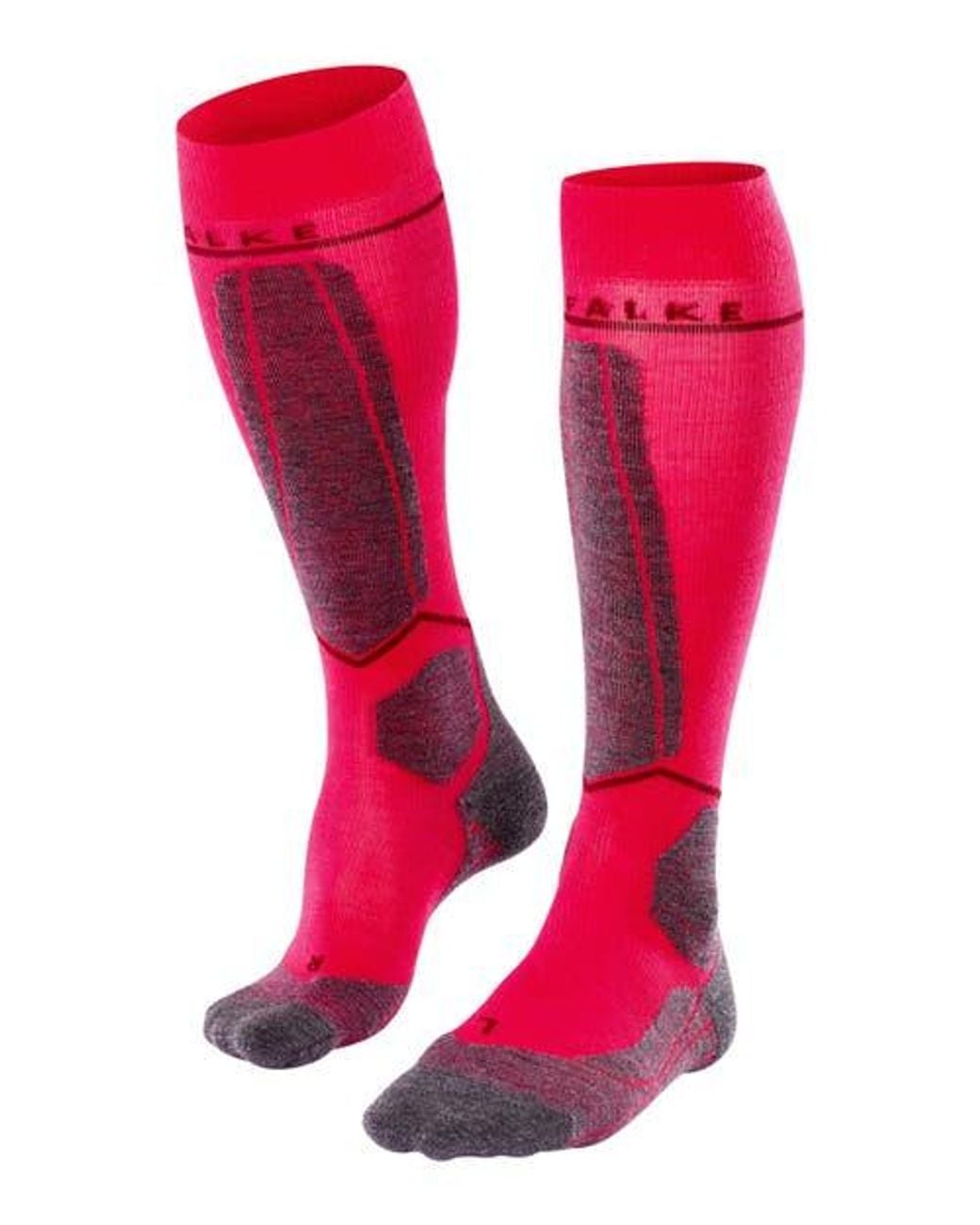 Falke Red Sk4 Advanced Compression Light Ski Socks