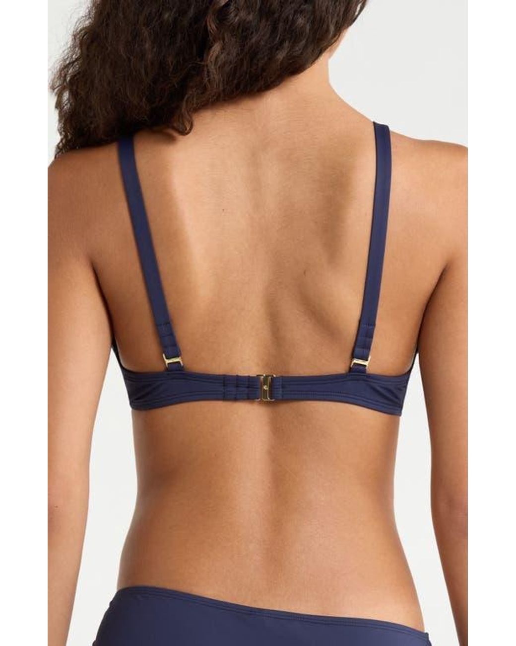 Ralph Lauren Blue Ring Bikini Top