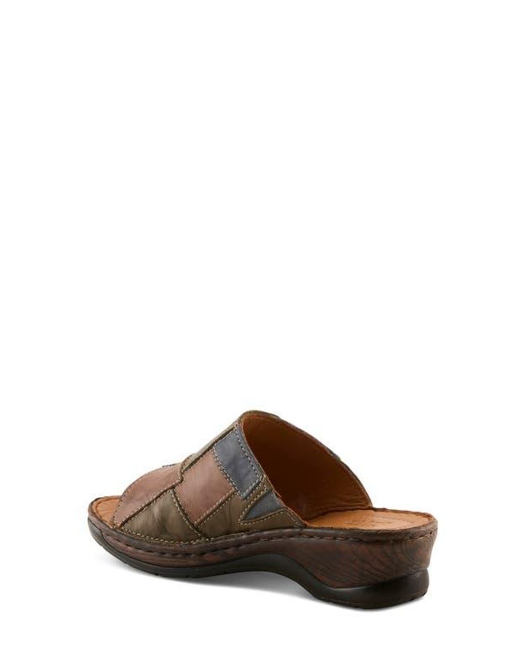 Spring Step Nappa Spring Step Nivara Slide Sandal in Brown | Lyst