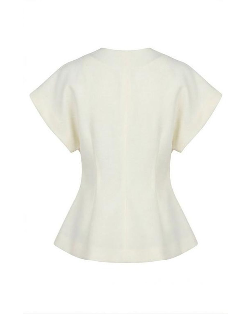 Modenaire Blue Textured Wrap Top