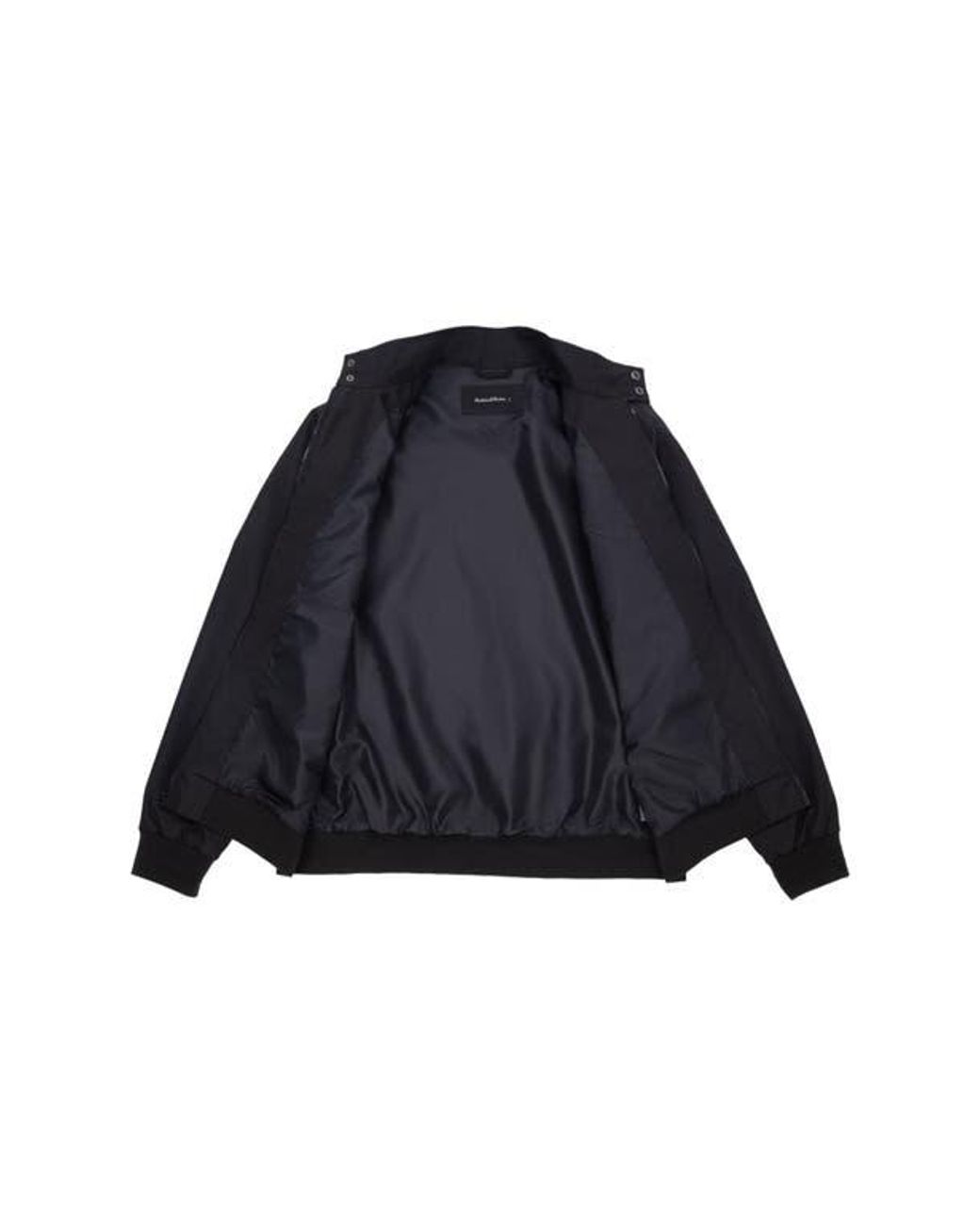 Rokka&Rolla Black Classic Full Zip Bomber Jacket for men