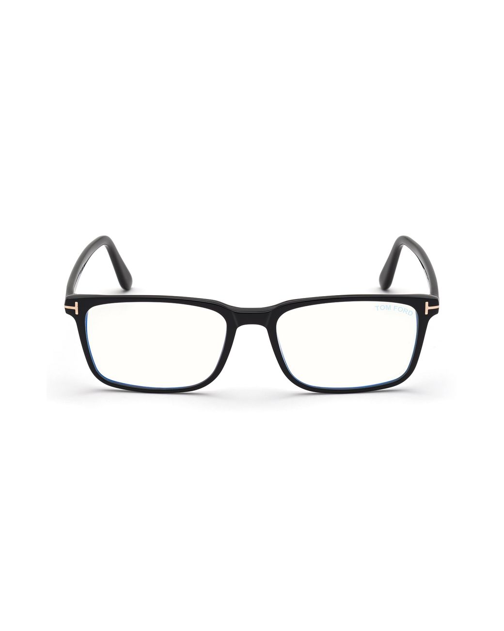 Tom Ford Brown 56Mm Rectangular Light Blocking Optical Glasses for men