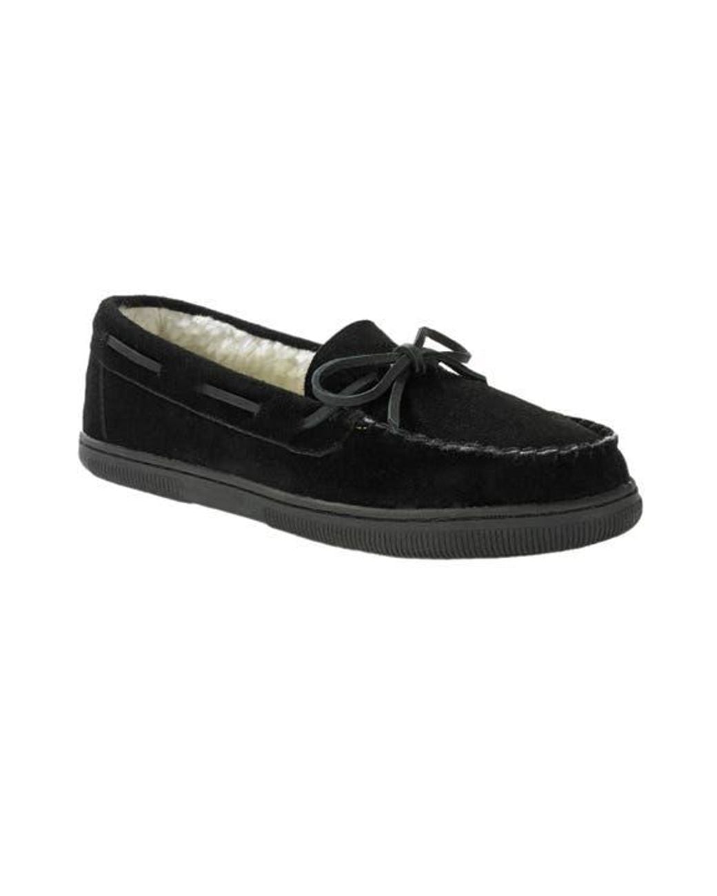 Kingsize Black Suede Tracker Slippers for men