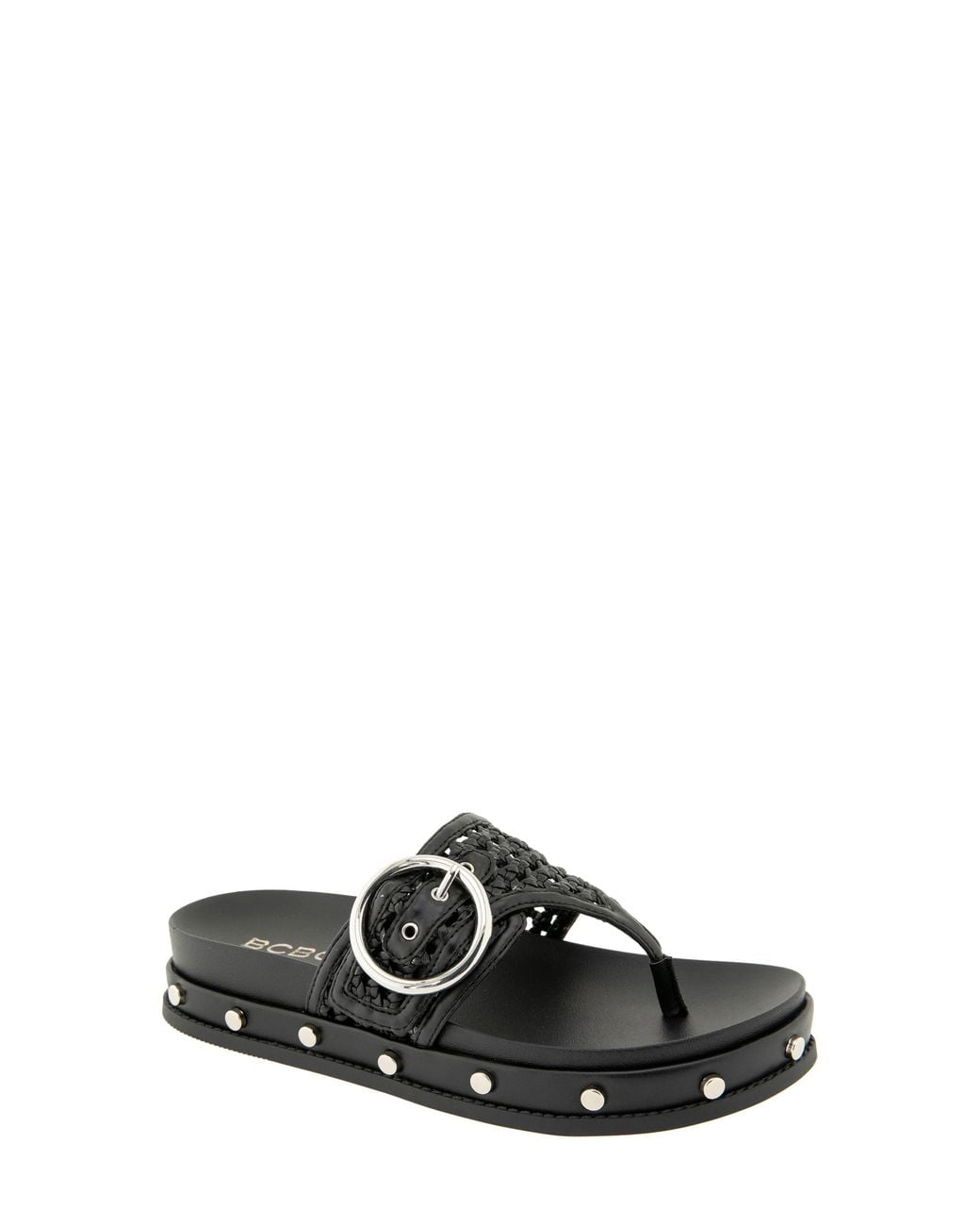 BCBGMAXAZRIA Black Belen Platform Flip Flop