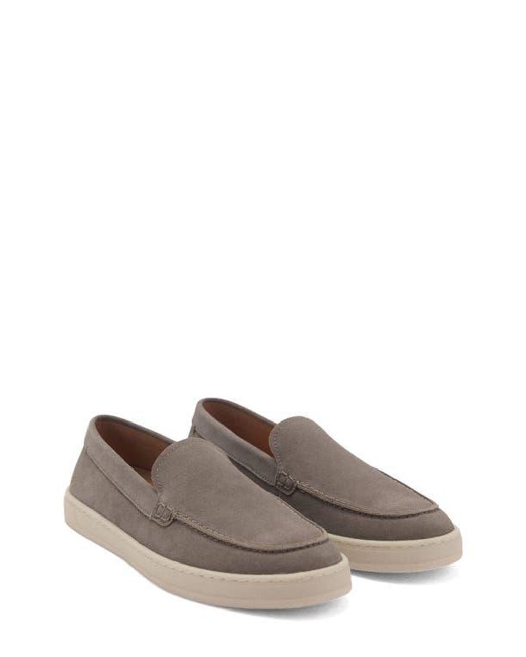 Mango Gray Suede Loafer for men
