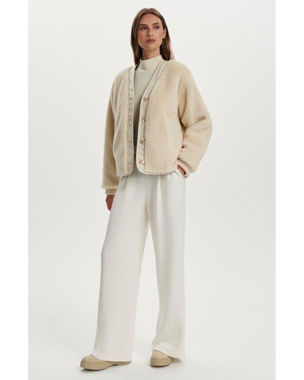 Varley Brown Drew Reversible Jacket