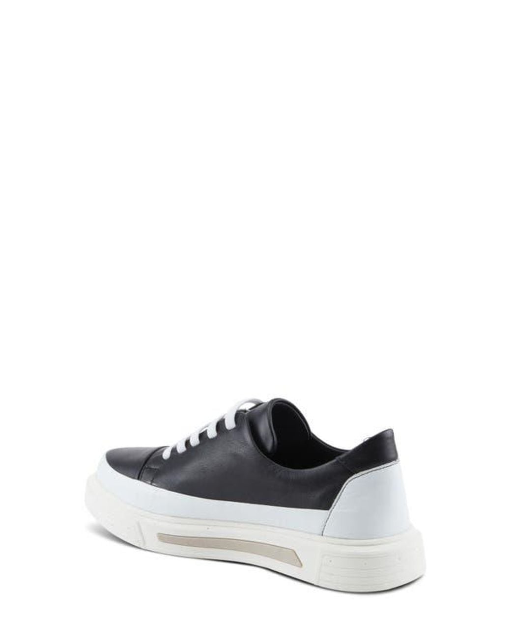 Spring Step White Dune Platform Sneaker
