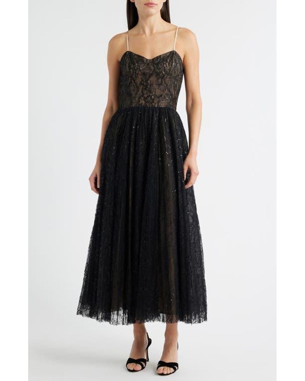 Lucy Paris Kelly Sequin Lace Cocktail Dress in Black | Lyst Lucy Paris Kelly Sequin Lace Cocktail Dress in Black | Lyst