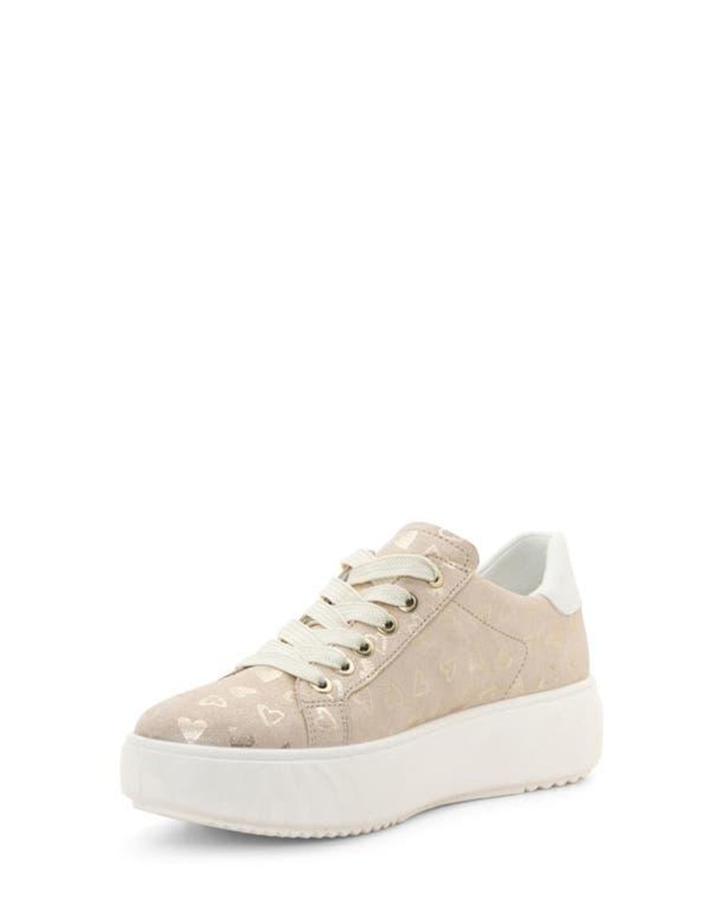 Ara White Mikky Platform Sneaker