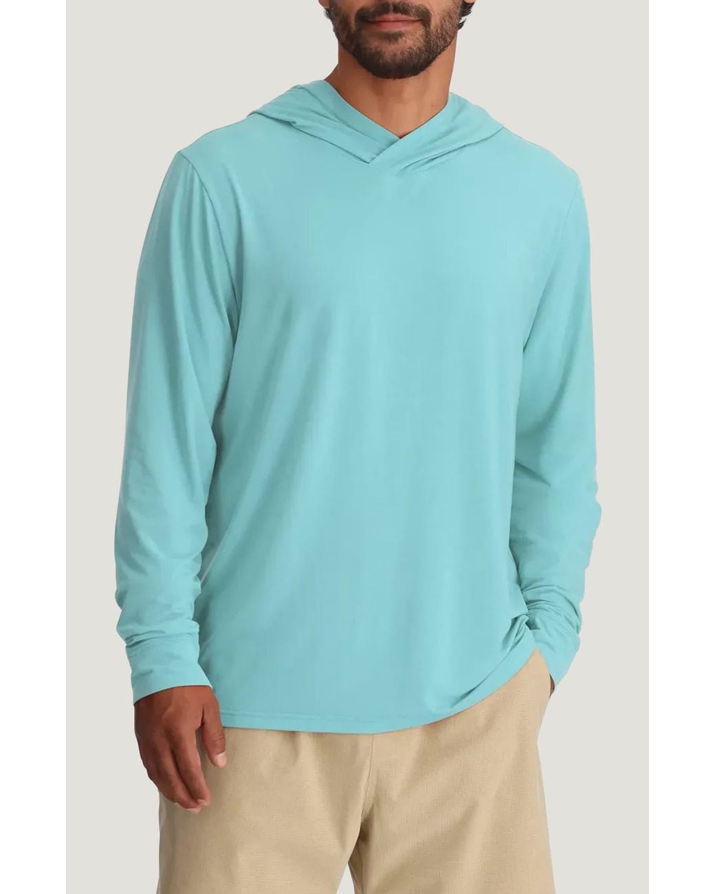 Free Fly Blue Elevate Lightweight Performance Hoodie for men
