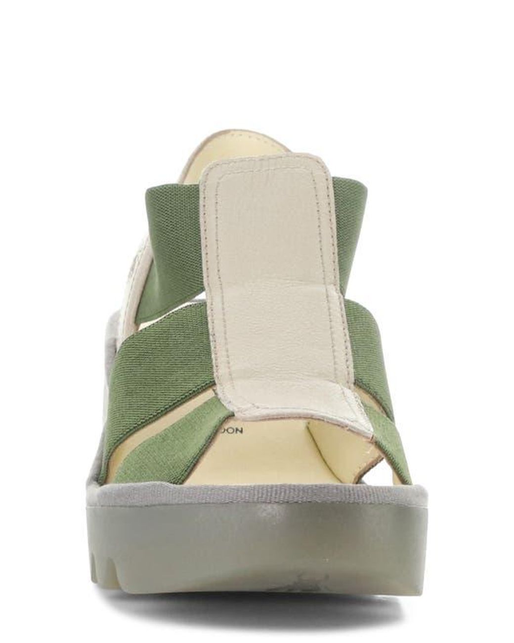 Fly London Green Teev Platform Sandal
