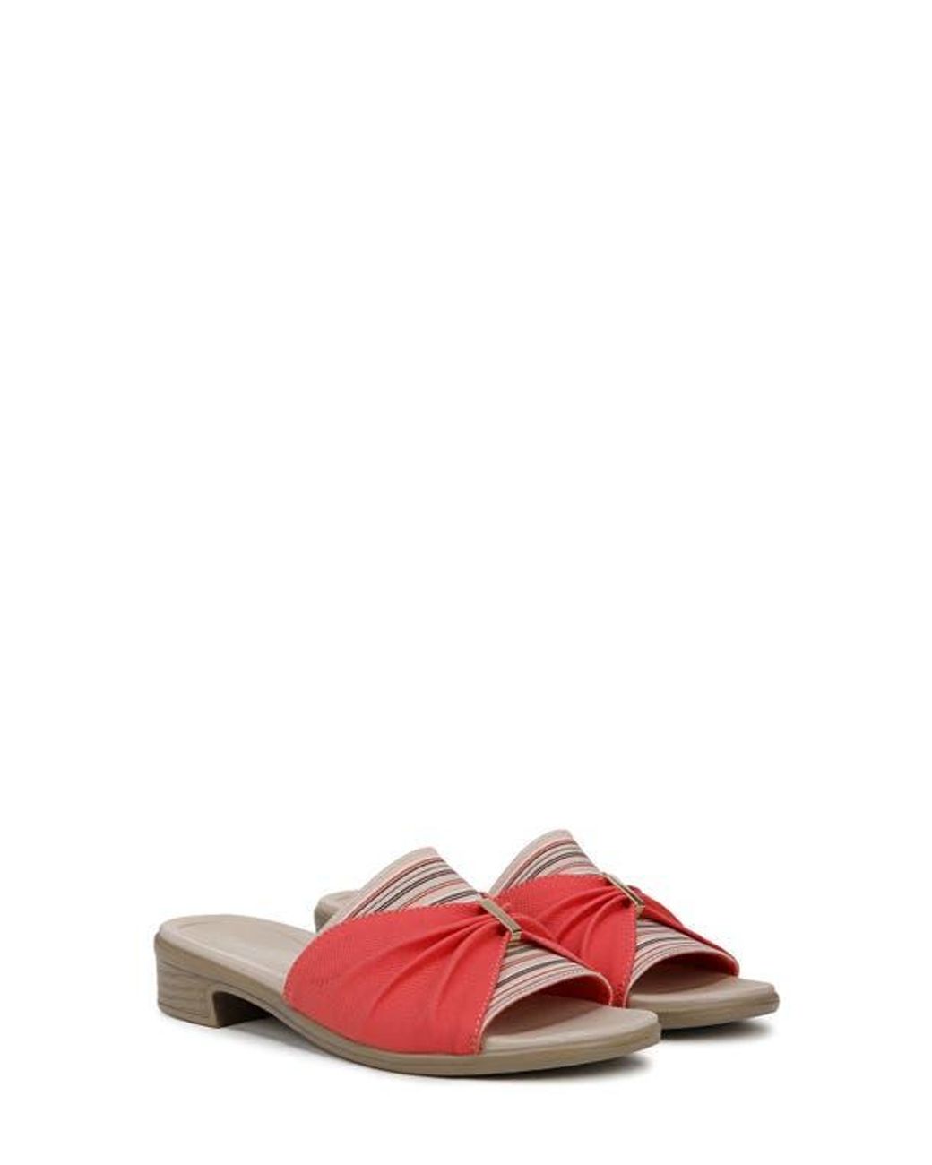 LifeStride Red Paradise Slide Sandal