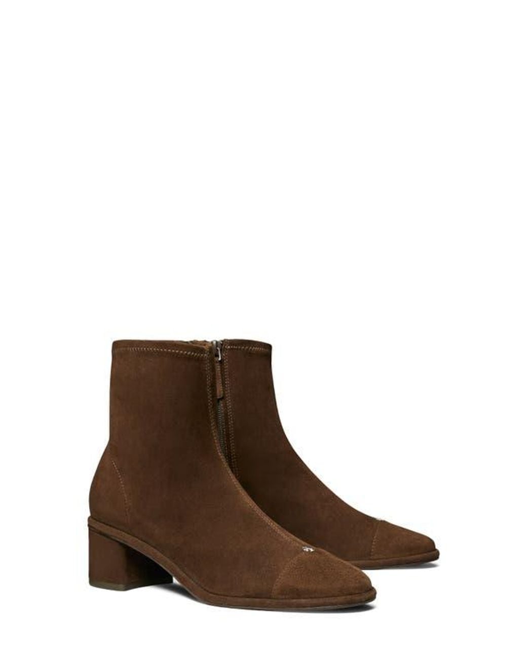 Tory Burch Brown Cap Toe Bootie