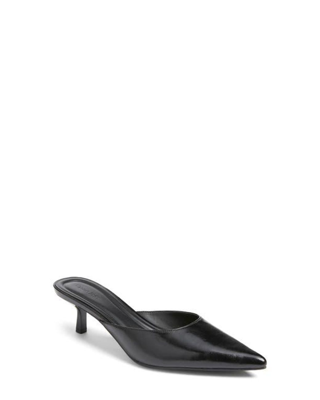 Open Edit Black Carmen Mule Pump