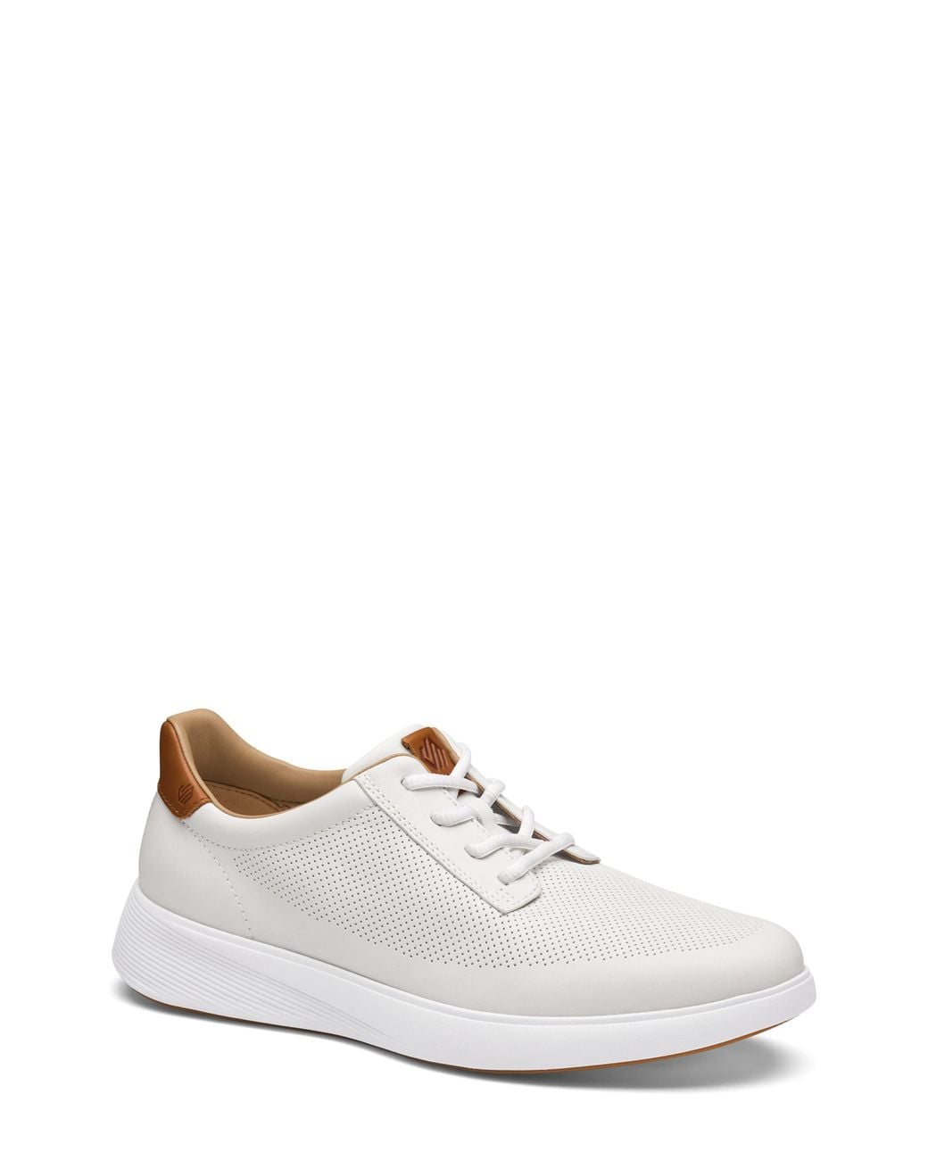 Johnston & Murphy White Ackerson Sneaker for men