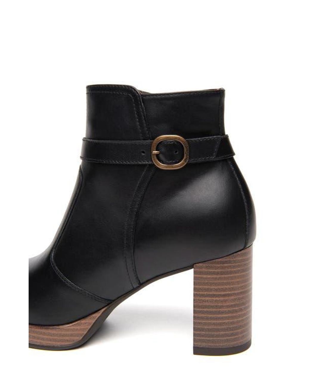 Nero Giardini Black Platform Bootie