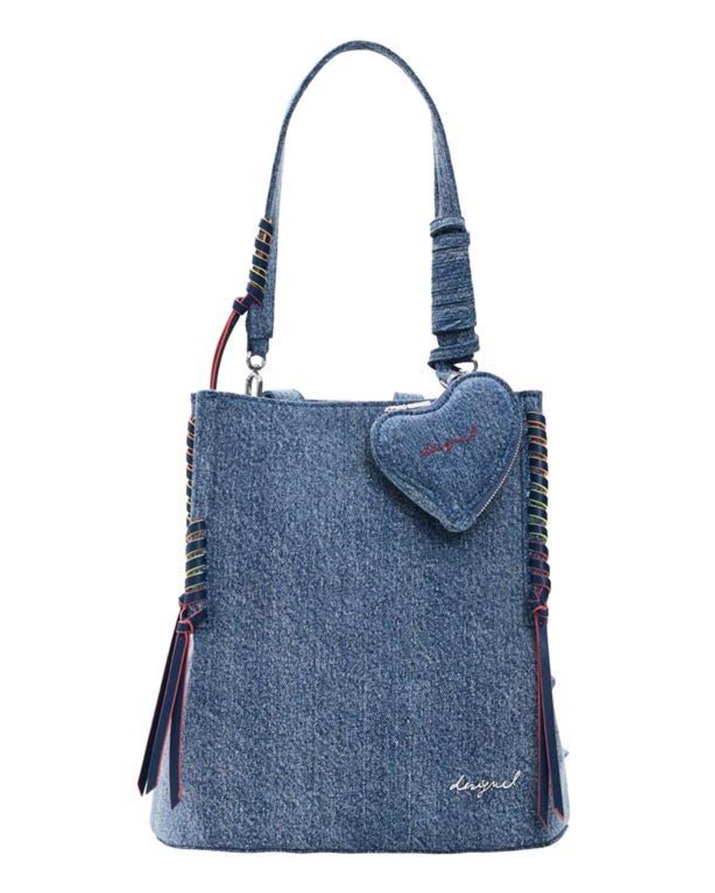 Desigual Blue Mini Denim Backpack