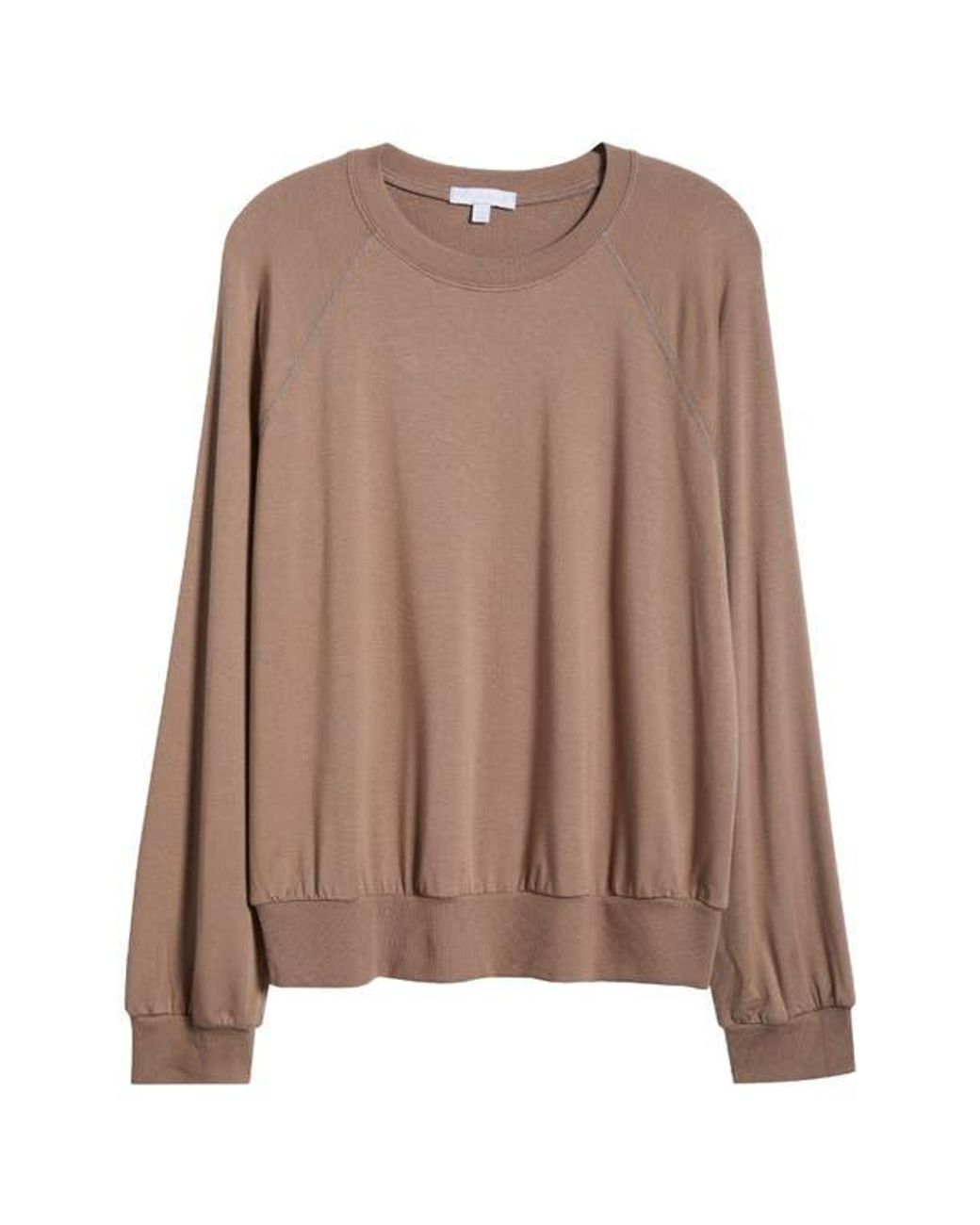 Beyond Yoga Good Company Raglan Sleeve Sweatshirt in Natural Lyst