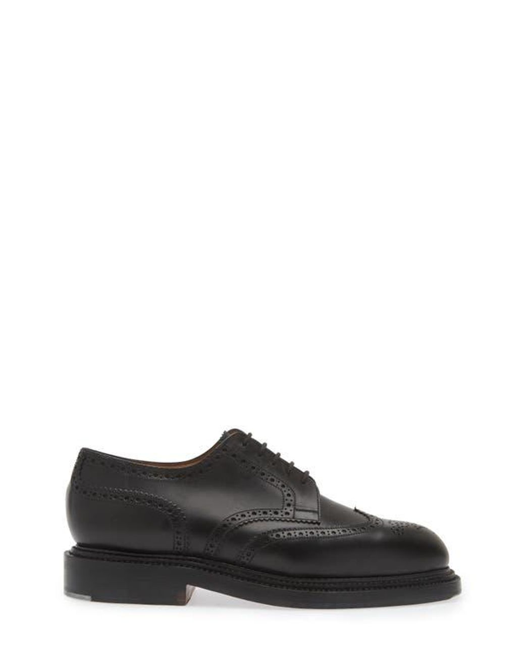 靴 J.M. WESTON TRIPPLE SOLE DERBY #590 Men's Black Leather Triple Sole Golf Derby – J.M. Weston