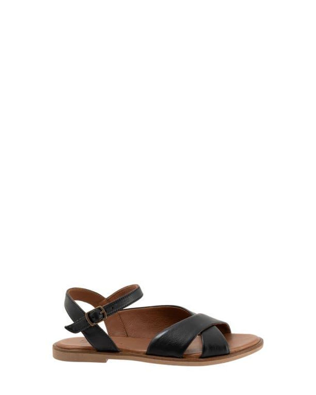 BUENO Brown Harmony Ankle Strap Sandal