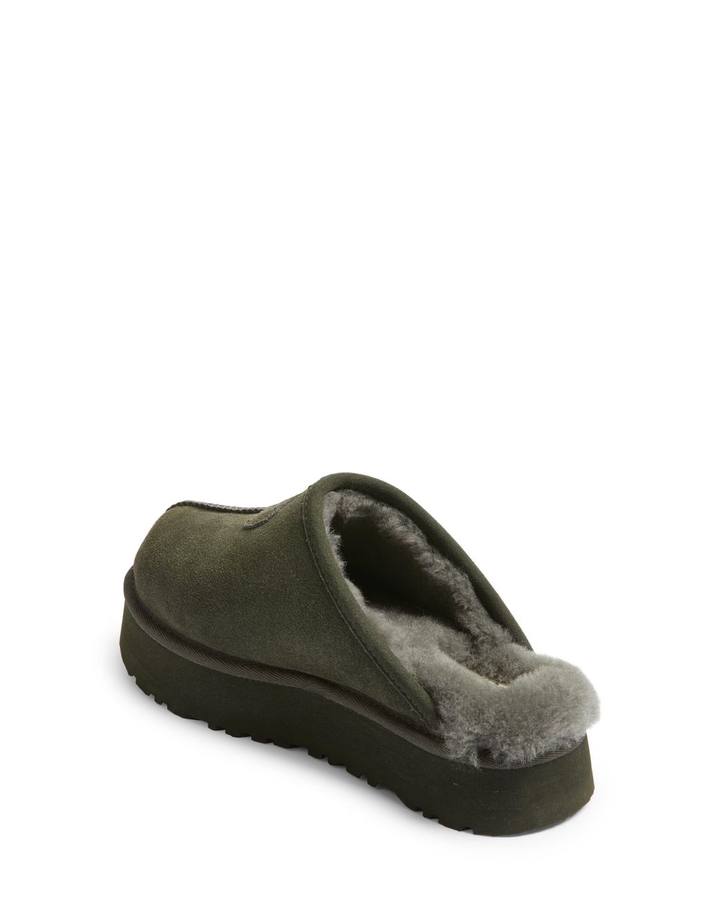 UGG ugg r Discoquette Genuine Shearling Slide Slipper in Green Lyst