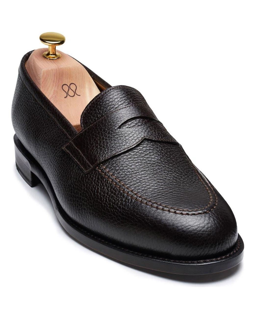 Morjas Black The Penny Loafer for men