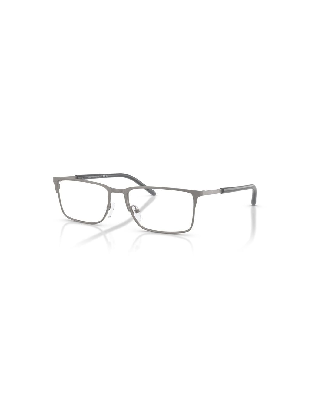 ARMANI EXCHANGE Metallic 56Mm Rectangle Optical Glasses for men