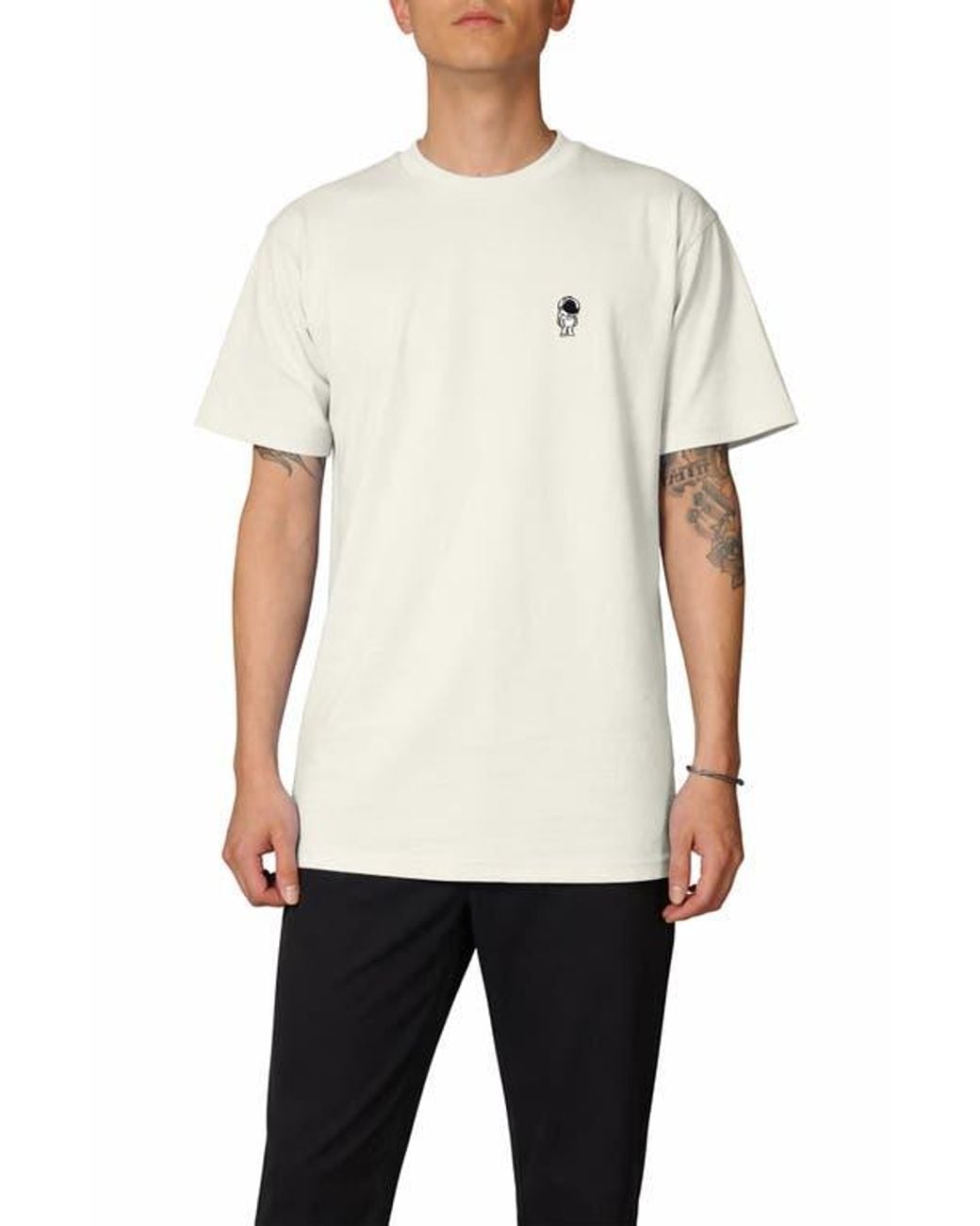 Alix White Astronaut Tee for men