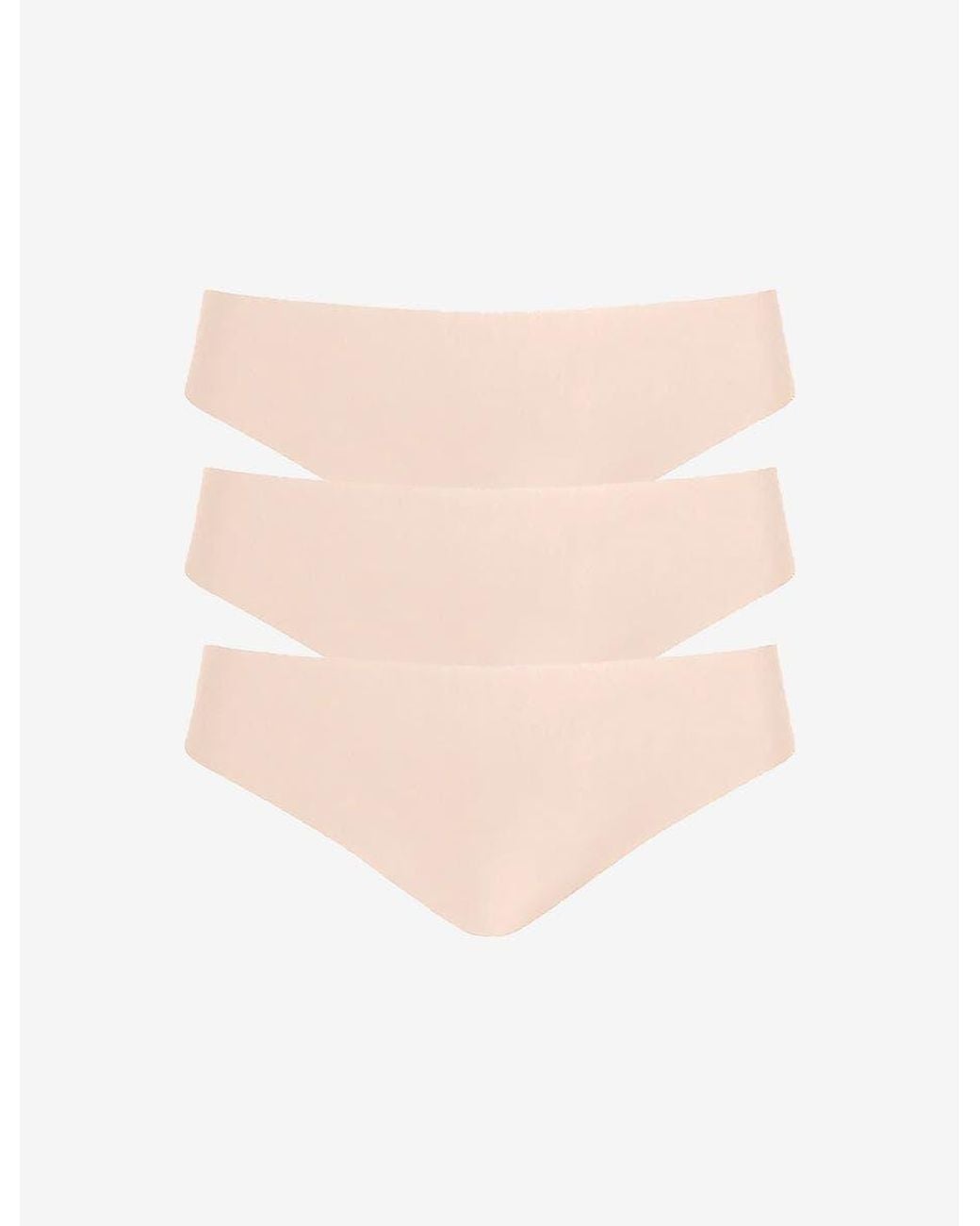 Commando Natural Butter Mid-Rise Thong 3-Pack