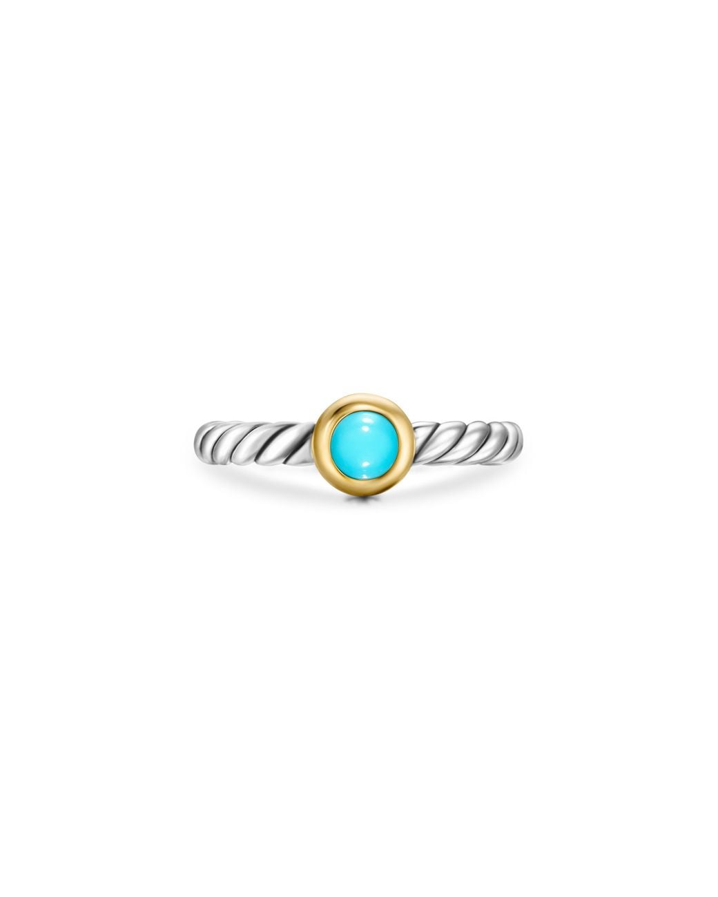 David Yurman Blue Petite Cable Ring