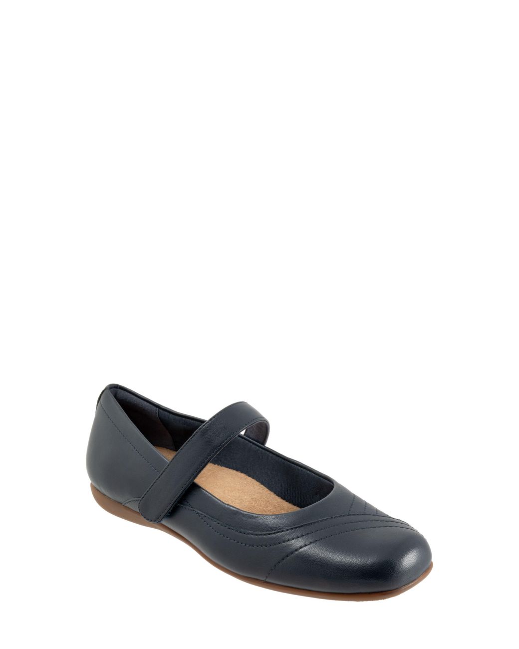 Trotters Blue Sherese Mary Jane Flat
