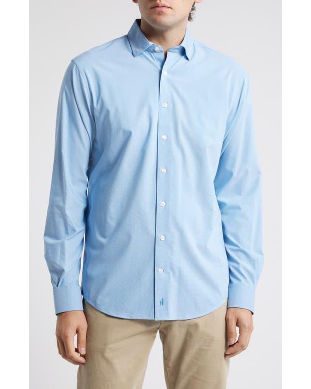 Johnnie-o Blue Travis Button-Down Shirt for men