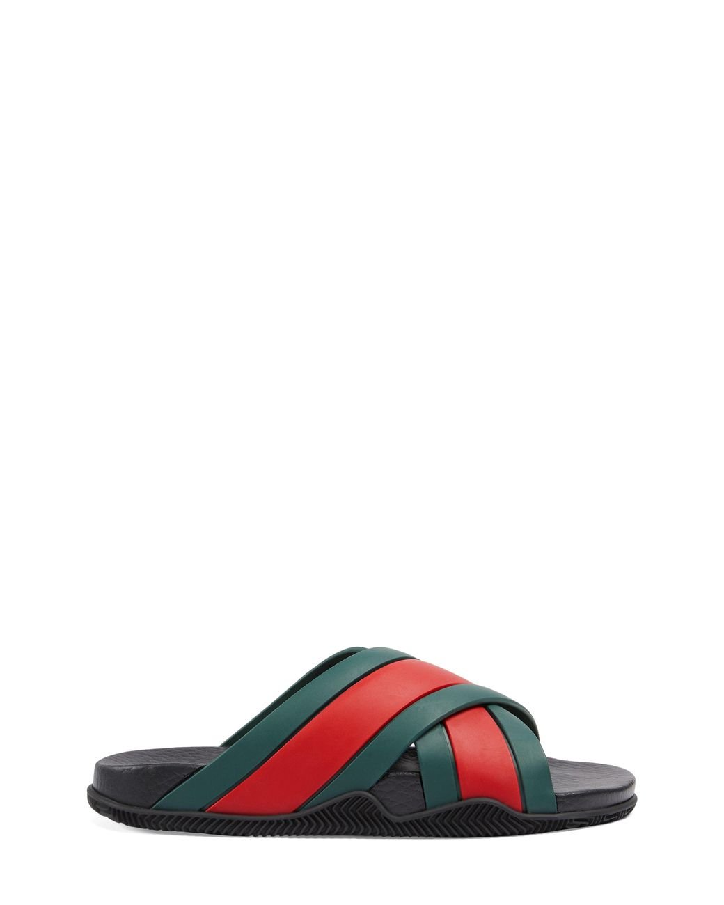 gucci agrado web stripe slide sandal