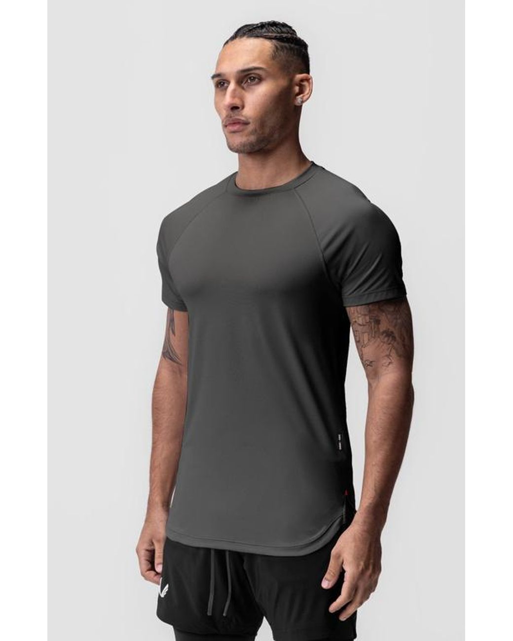 ASRV Black Aerosilver Established Tee for men