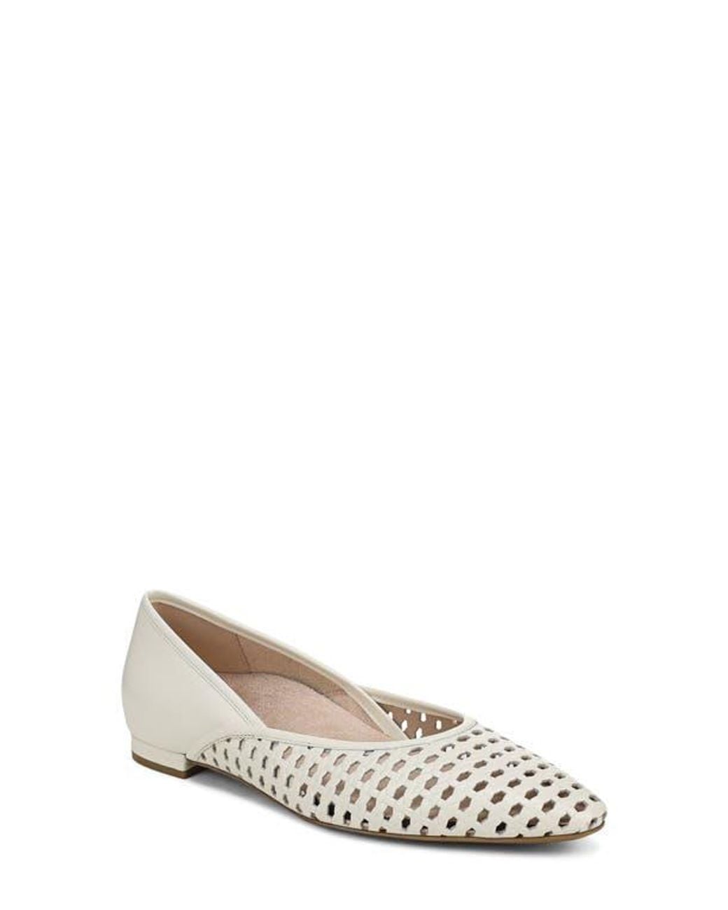 Vionic White Gracia Flat