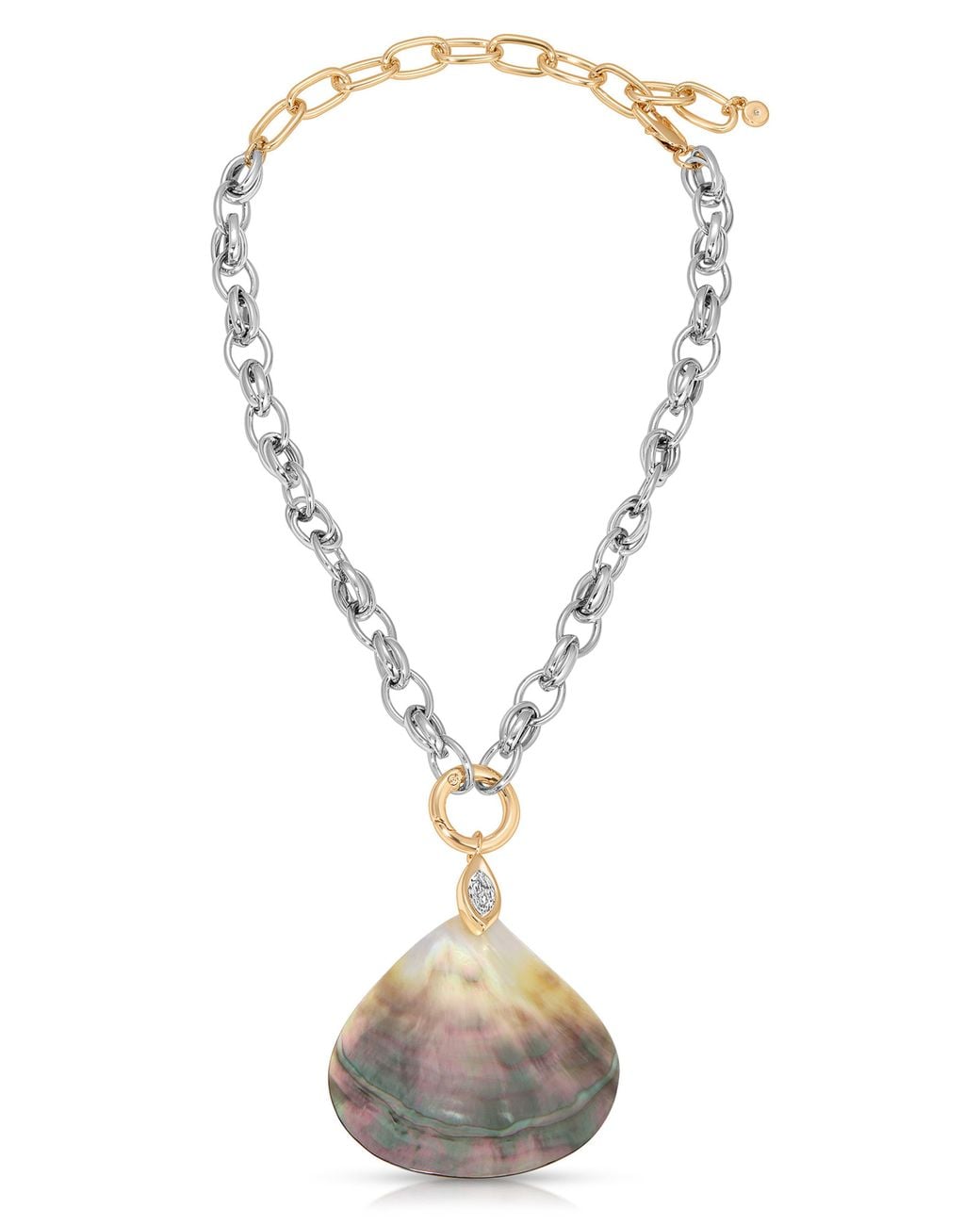 Ettika Multicolor Shell Statement Necklace