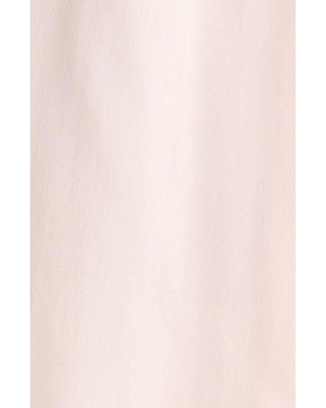 Nordstrom Natural V-Neck Button-Up Top