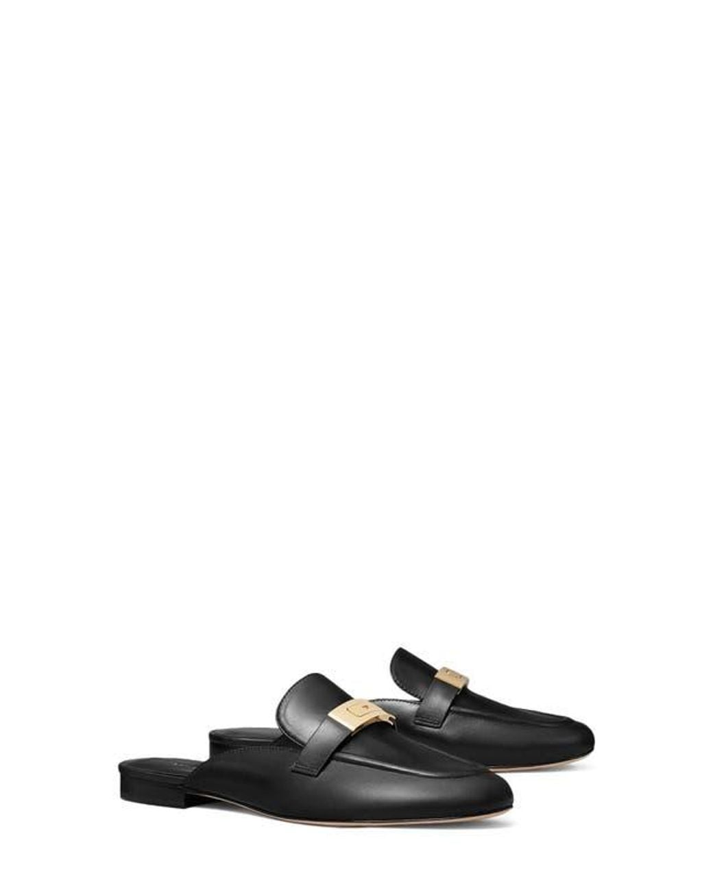 Tory Burch Black Leelee Loafer Mule