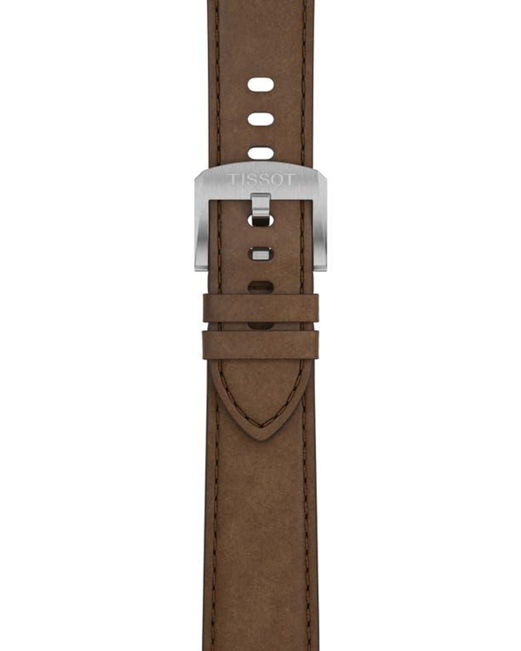 Tissot Prc 100 Solar Quartz Leather Strap Watch, 39Mm in Metallic for ...