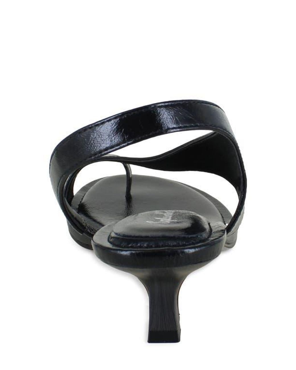 Splendid Black Helen Toe Loop Sandal