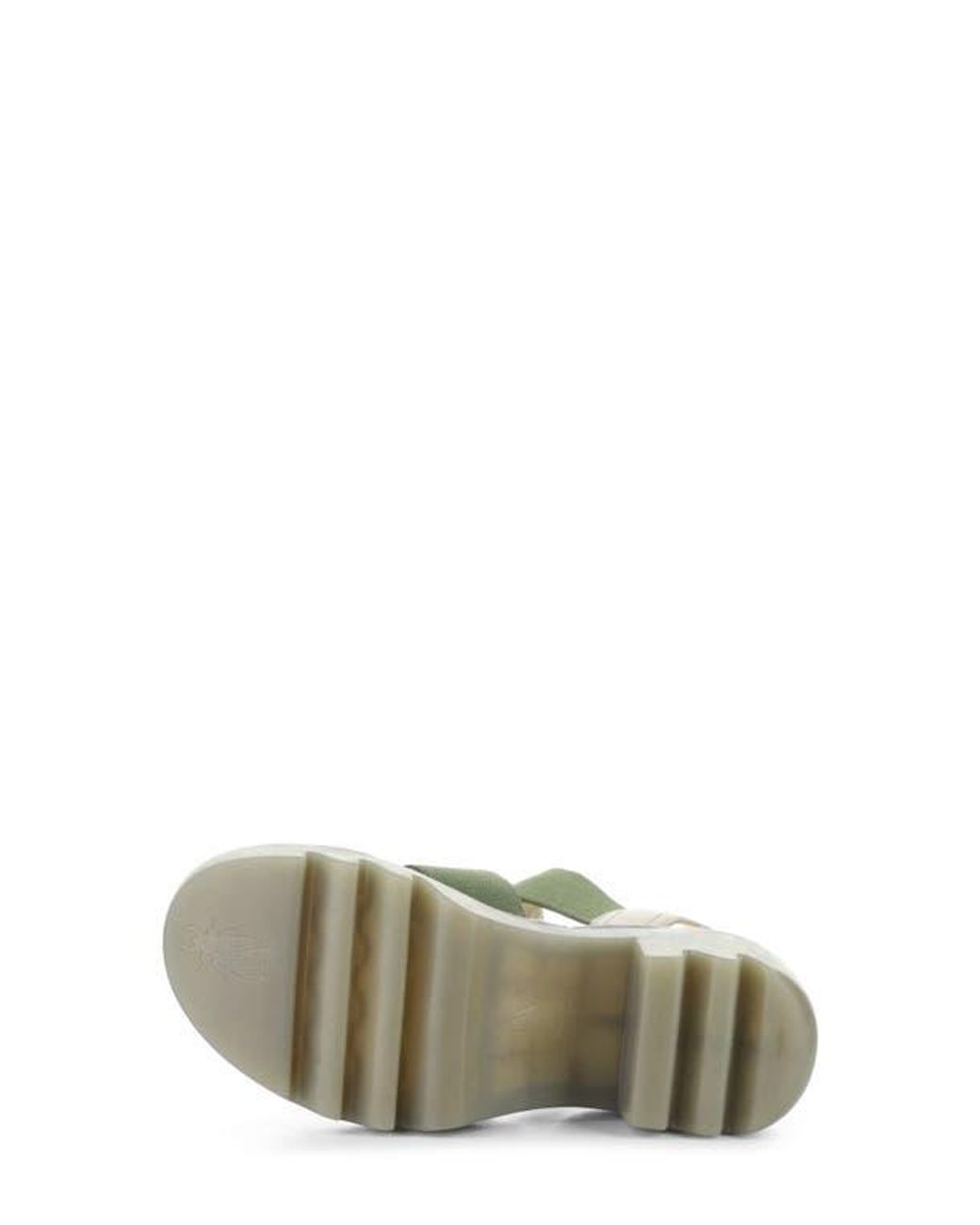 Fly London Green Teev Platform Sandal